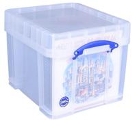 35L XL Multi-Use Clear Storage Box with Lid - 480mm x 390mm x 345mm - REALLY USE
