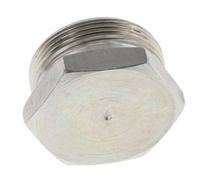 35L Zinc plated Steel Closing Plug for Tubes 160 Bar DIN 2353