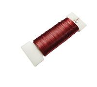 35m Florist Wire for Wreath Making Christmas Wreath Wire Floristry Wires 22 Gauge Garden or Craft Binding Flower Xmas DIY Flower Arrangement Crafting Binding (red 1p)