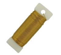 35m Florist Wire for Wreath Making Christmas Wreath Wire Floristry Wires 22 Gauge Garden or Craft Binding Flower Xmas DIY Flower Arrangement Crafting Binding (gold 1p)