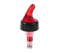 35ml Automatic Measured Bottle Pourer, Measure Pour, Spout Liquor Bottle Pourers Home and Bar Bartending Tools (White) (Red)