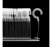 35mm/1.37in J-Shaped, Tagging Gun Fasteners Set, 5000Pieces Clothing Price Tag Barbs Loop Locks for Hanging Labels on Garments, Shoes, Accessories