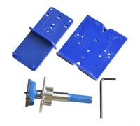 35mm 40mm Cabinet Hinge Locator Tool for Drilling Accurate Hinge Mounting Holes Without Manual Measurement or Pencil Marking (The Blue Package)