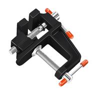 35mm/50mm Multipurpose Bench Dual-Purpose Table Clamp-on Vise with 360 Degrees Swivel Base for Woodworking DIY Workbench(35mm)