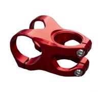 35mm Bike Stem Riser CNC Machined 6061 Aluminum Alloy Fits Handlebars 31 8mm and Fork Stem 28 6mm Compatible with For AM For DH Mountain Bikes (Red)