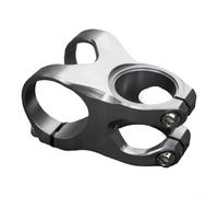 35mm Bike Stem Riser for Mountain Bikes Constructed from CNC 6061 Aluminum Alloy Compatible with 31 8mm Handlebars and 28 6mm Fork Stem for AM For DH (Silver)