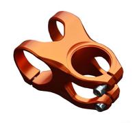 35mm Bike Stem Riser for Mountain Bikes Constructed from CNC 6061 Aluminum Alloy Compatible with 31 8mm Handlebars and 28 6mm Fork Stem for AM For DH (Orange)