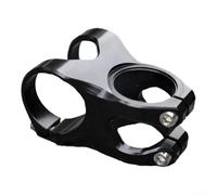35mm Bike Stem Riser for Mountain Bikes Constructed from CNC 6061 Aluminum Alloy Compatible with 31 8mm Handlebars and 28 6mm Fork Stem for AM For DH (Black)