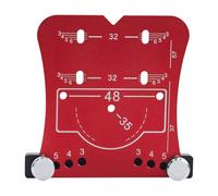 35mm Cabinet Hinge Jig, Aluminum Alloy Concealed Hinge Jig Adjustable for Cabinet Door Kitchen Mounting Auxiliary Tool