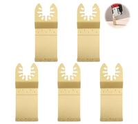 35mm Carbide End Cut Multi Tool Blades for Bricks Plaster and Grout Removal Cutter Saw Set Compatible with Dewalt Wolf Stanley Worx Fein Multimaster Bosch Makita Etc Oscillating Multitool (Five)