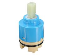 35mm Ceramic Tap Cartridge, Cartridge Disc Valve, Mix Tap Inner Cartridge Replacement with Cartridge Base for Kitchen Faucet