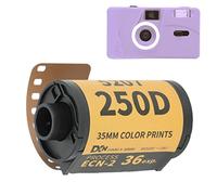 35mm Color Print Film, Wide Exposure Camera Film 200-250 Degree Light Sensitivity ECN 2 Process Colour Print for 135 Camera (36 Sheet)