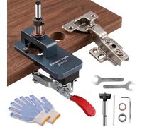 35mm Concealed Hinge Jig, Accurate Hinge Drill Hole Metal Door Jig Tool