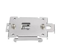 35mm DIN Rail Solid State Relay Mounting Clip, 2 Screws Included, Heavy-Duty Fasten Clip for Industrial Control Panels and Automation Equipment