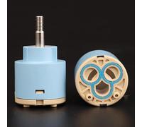 35mm Faucet Ceramic Disc Cartridges for Single Handle Faucet, 35mm Ceramic Cartridge Faucet Valve for Kitchen Sink Basin Bathroom Waterfall Faucets (35MM)