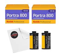 35mm Film Bundle includes Kodak Portra 800 36 EXP x2 Boxes and Clikoze Lens Cloth