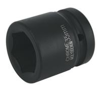 High-Performance 35mm Forged Impact Socket - 1 Inch Square Drive For Chromoly Impact Wrenches