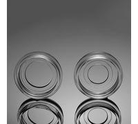 35mm Glass Bottom Cell Culture Dish with 15mm/20mm Slide for Confocal Microscopy - 10 Pack,High Transparency Polystyrene(D15mm)