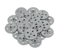 35mm Hawkeng Plasterboard/Rigid Insulation Fixing Washers, Nylon 6, non rust - 100PCS