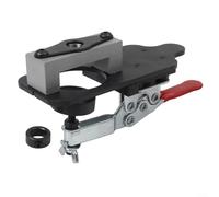 35mm Hinge Drilling Jig Kit, Adjustable Cabinet Hinge Drill Guide for Concealed Door Installation, Steel Boring Template Tool Set(black)