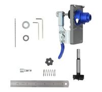 35mm Hinge Hole Jig Drill Guide Set Woodworking Puncher Hinge Drilling Tool Set for Face Frame Cabinet Cupboard Door Professional Carpenter Tool