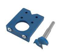 35mm Hinge Jig Drill Bits Set, Concealed Hinge Jig Drill Guide Sets, Forstner Bit Positioner Hinge Hole Cutter for Kitchen Door Cabinet Cupboard