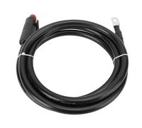 35mm² Inverter Cable, Black Straight Plug and Sc35-8 Terminal Battery Power Battery 2m Length Cable Wire for Solar, RV, Car, Boat, Auto, Marine Motorcycle (2m)