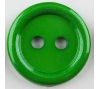 35mm Large Buttons Round Rim 978D, 24 Emerald Green, 4