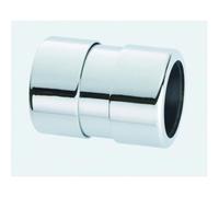 McAlpine 35mm Chrome Plated Brass Compression Straight Connector 35G-CB