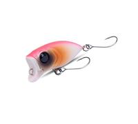 35mm Miniature Floating Minnow Lure, Approximately 2.4g Wobbling Lure, with Built-in Noise Bead, Multi-angle Reflective Large-eye Tube Single Hook(Multi-colored 7,*5)