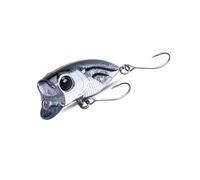 35mm Miniature Floating Minnow Lure, Approximately 2.4g Wobbling Lure, with Built-in Noise Bead, Multi-angle Reflective Large-eye Tube Single Hook(Multi-colored 5,*10)