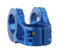 35MM Mountain Bike Short Stem, Ultra Light CNC Processed Aluminum Alloy, Perfect for 28 6MM Forks and Diverse Biking Styles (blue)