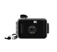 35mm Reloadable Waterproof Film Camera for Snorkeling, Manual Exposure, Without Film (Black)