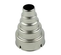 35mm Stainless Steel Heat Nozzles for Soldering | High-temperature resistant stainless steel nozzles for focused heating in soldering applications.
