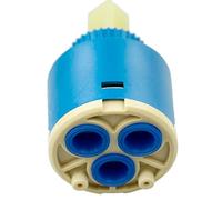 35mm Tap Cartridge, Ceramic Faucet Cartridge, Ceramic Disc Cartridg Valve, Mix Tap Inner Cartridge Replacement for Kitchen Faucet, with Cartridge Base