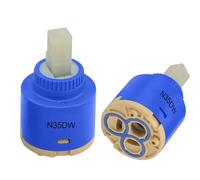 35mm Tap Cartridge Certification Ceramic Faucet Cartridge Mix Tap Inner Cartridge Replacement for Single Lever Tap, Monobloc Bathroom or Kitchen Mixer Taps