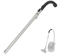 35mm Telescopic Wand & Plastic Curved Handle Compatible with Miele C2 C3 S4 S5 S6 S8 Canister Vacuum Cleaners Stainless Tube Extend Up to to 96cm Tubular Handle with Suction Adjuster Spare Parts