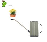 35oz 1 Litre Watering Can for Indoor Plants with Long Spout, Mini Waterings Cans, Easy-Pour Watering Pot for Home Garden Use (Gray)