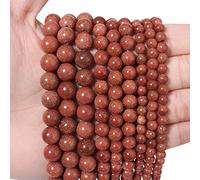 35pcs 10mm Natural Gold Sandstone Stone, Energy Crystal Healing Power Gemstone, for Jewelry Making, DIY Bracelet Necklace