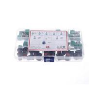 35pcs 5Pin single linked potentiometer with switch audio sealing potentiometer kit set 1K/5K/10K/50K/100K/500K with knob Box IDGTTLDF