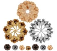 35pcs Decorative Prop Fruit Wreath Eucalyptus Dried Christmas | Reusable Mixed Style, Smooth Texture, Dried Fruit Material, for Wreath Making, Christmas Tree Pendant Use
