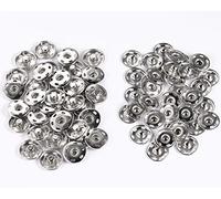 35pcs Metal Snap Fasteners Studs Metal Press Studs Great for Closure Purse Handbag Clothes Sewing Craft(19mm)…