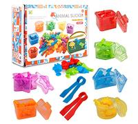 35Pcs Montessori Toys Sets, Counting Dinosaur Toys Matching Game with Sorting Bowls, Sensory and Color Classification Montessori Educational Learning Toys & Gifts for Aged 3+ Years Kids (B#)