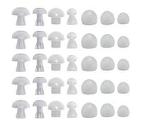 35Pcs Mushroom Hearing Aid Domes Silicone Universal Hearing Aid Accessories Earbud Replacements and BTE Sound Amplifiers