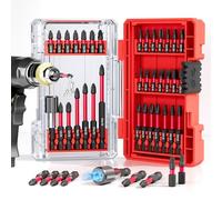 35Pcs Screwdriver Bit Set S2 Steel - Impact Driver and Drill Kit for Power Tools with Storage Case
