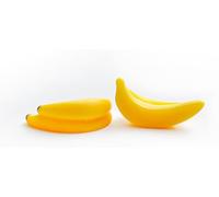 35Pcs Yellow Mini Bananas 1/12 Scale Banana Models Miniature Fruit Fake Fruits for House Kitchen Fairy Garden，Fruit for Miniature House Kitchen Fairy Garden Decor Dollhouse Accessories