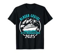 35th Anniversary Wedding Alaska Cruise 2025 Couple Matching T-Shirt
