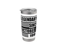 35th Birthday Legendary Since October 1991 B-Day Stainless Steel Insulated Tumbler