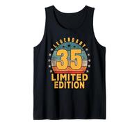 35th Birthday Limited Edition Legendary Vintage Retro Tank Top