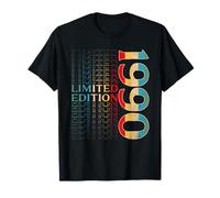 35th Birthday Man Woman 35 Years 1990 Decoration Fun T-Shirt